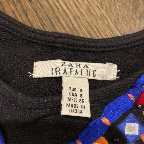 Zara beaded crop top sz S - Picture 2 of 6